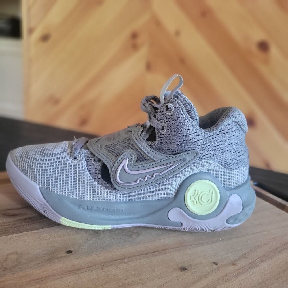 Nike KD Trey 5 X "Particle Grey/Lilac Violet Frost" Men's Basketball Shoes Sz 6 - Picture 6 of 9